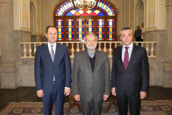 Members of the Collegium of the House of Peoples spoke with the President of the Parliament of Iran